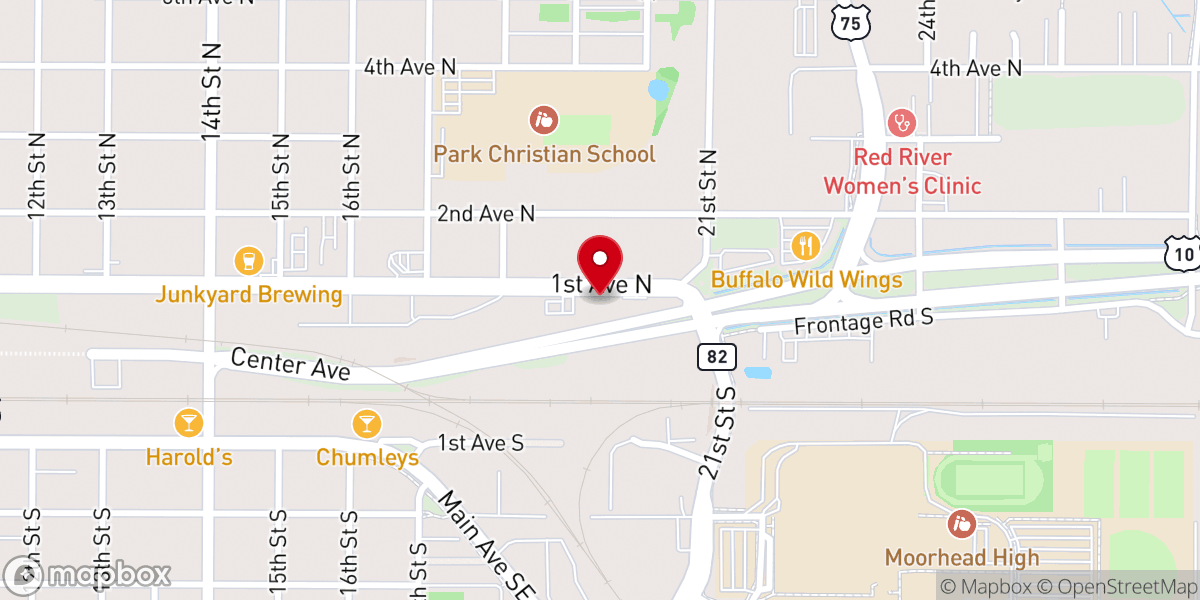 Map showing location of CHURCHES UNITED FOR THE HOMELESS