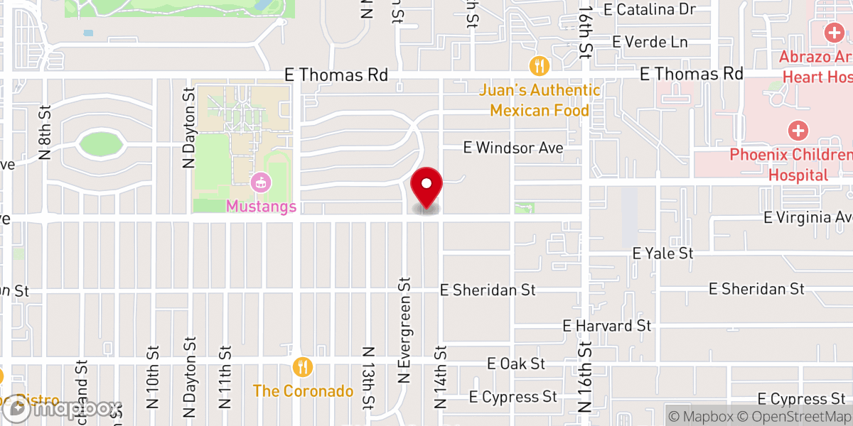 Map showing location of Redemption Center Ministries
