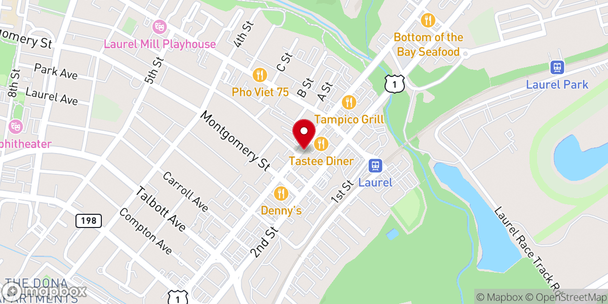 Map showing location of Ministerio casa de fe