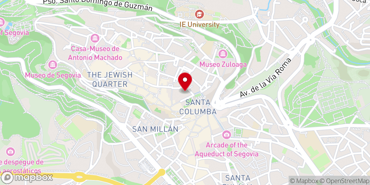 Map showing location of Iglesia de la Compañía de Jesús