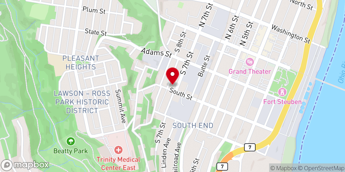 Map showing location of Gregory-Martin Chapel and Life Event Center