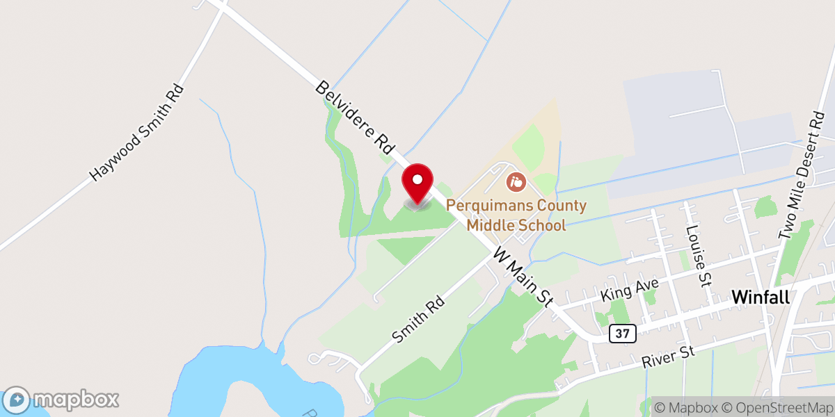 Map showing location of Poplar Run African Methodist Episcopal Zion Church