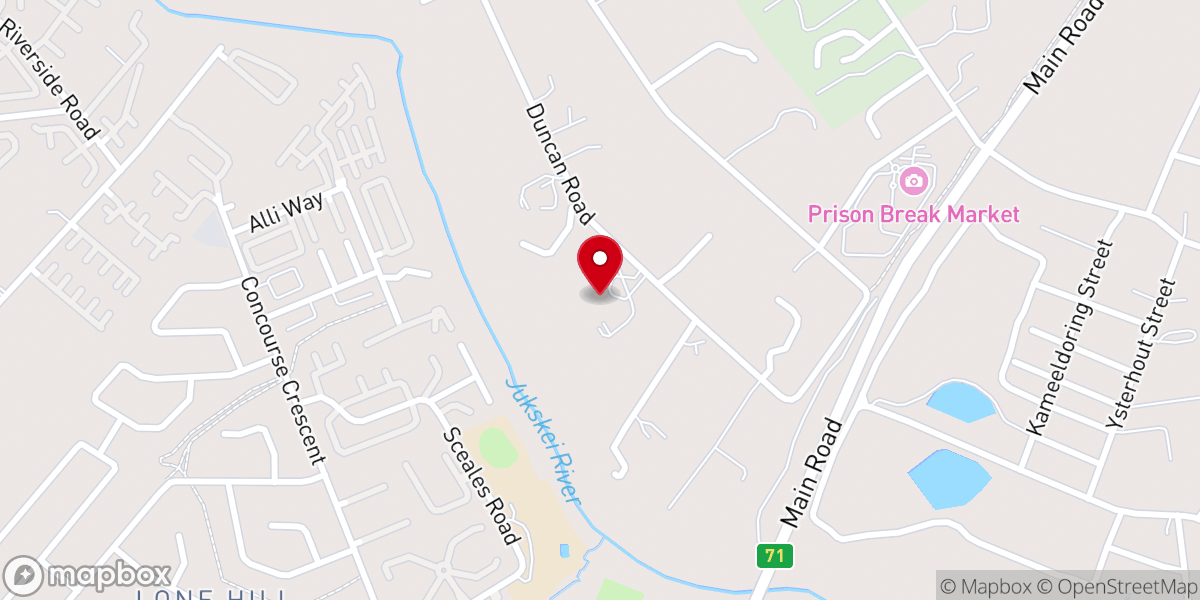 Map showing location of Gracepoint Church