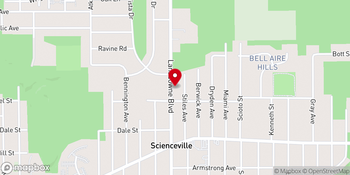 Map showing location of Mercy Community Church