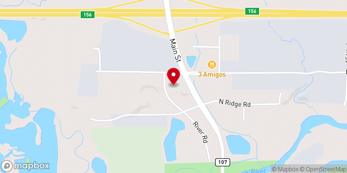 Map showing location of Highland Community Church Marathon Campus