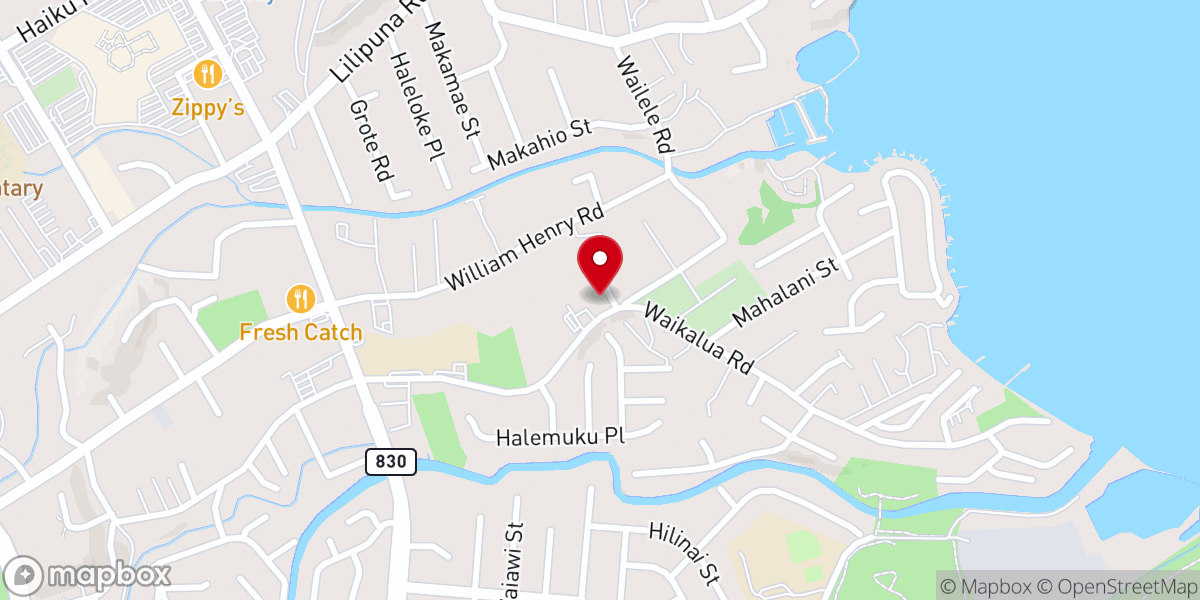Map showing location of The Salvation Army Corps Community Center
