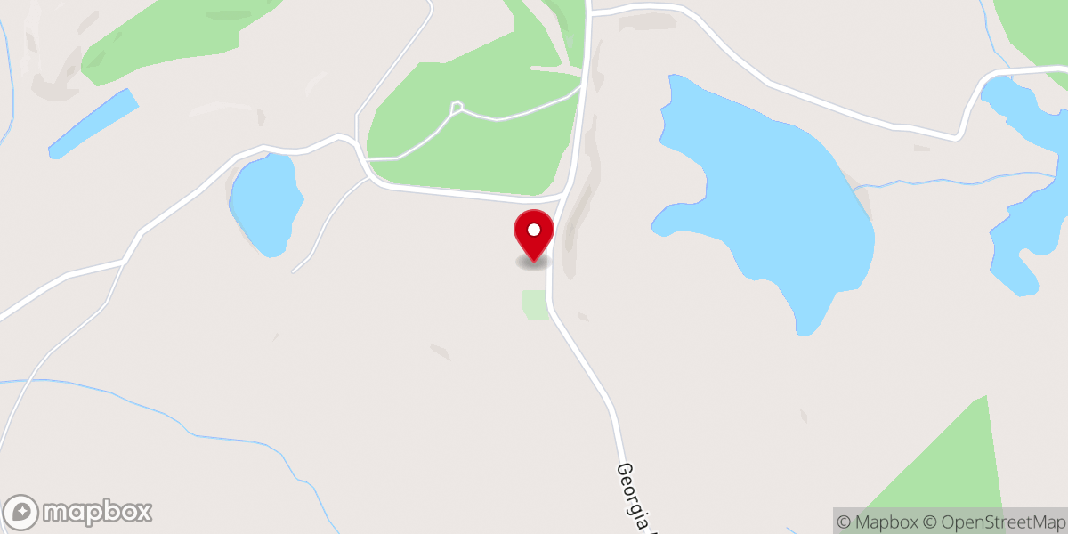 Map showing location of Antioch Baptist Church