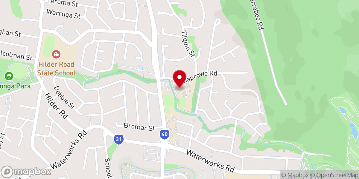 Map showing location of St Peter Chanel Catholic Church