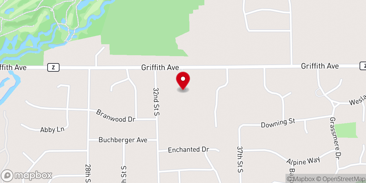 Map showing location of Abundant Life Tabernacle
