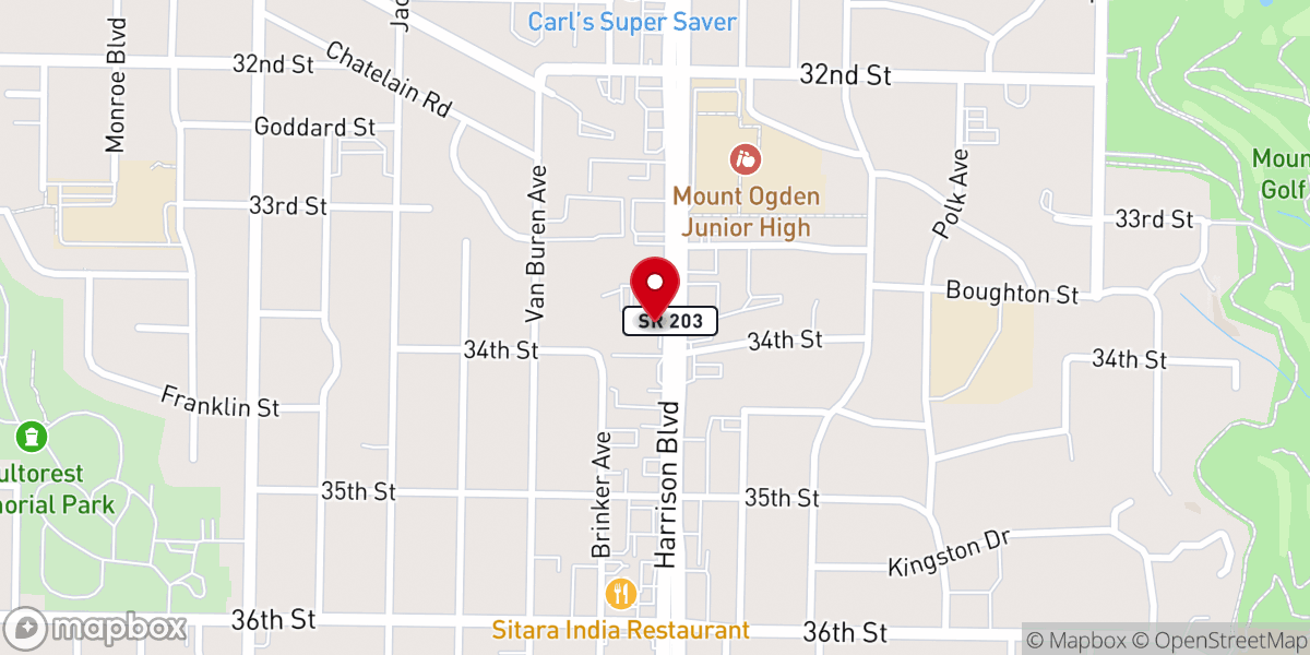 Map showing location of Living Waters Academy & Retreat