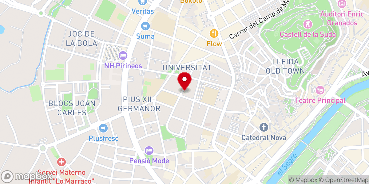 Map showing location of Ermita del St. Cap a Vilanova de la Sal