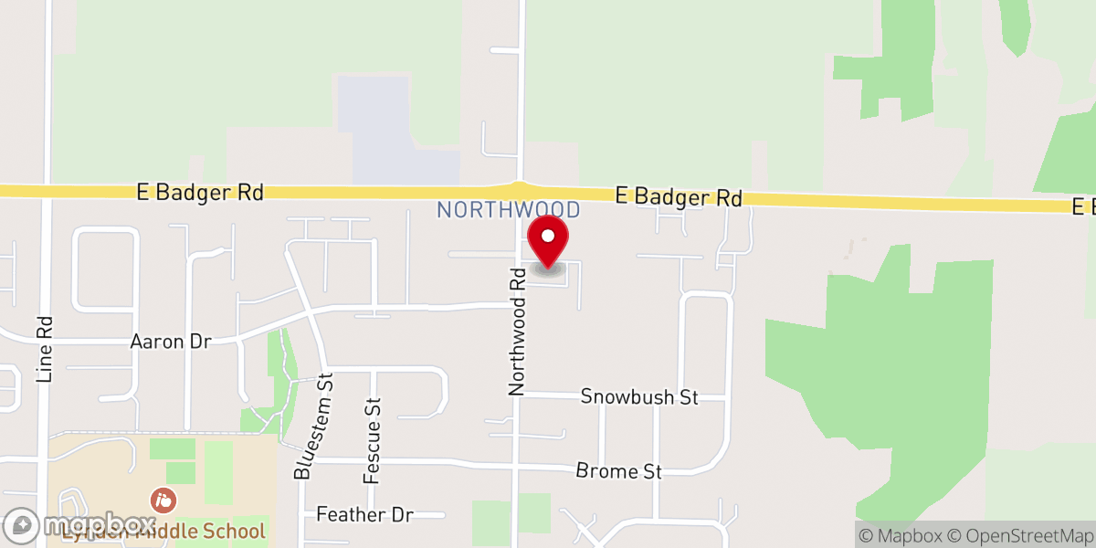 Map showing location of American Reformed Church