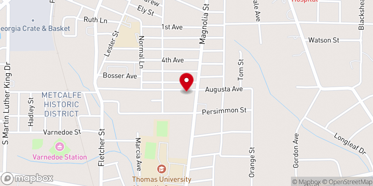 Map showing location of M633 Ministry Inc