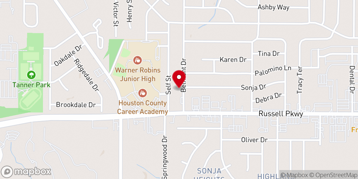 Map showing location of Faith Temple Full Gospel Tabernacle Inc