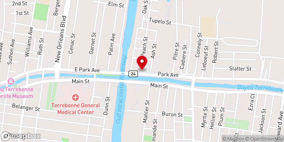 Map showing location of Cornerstone Four Square Church