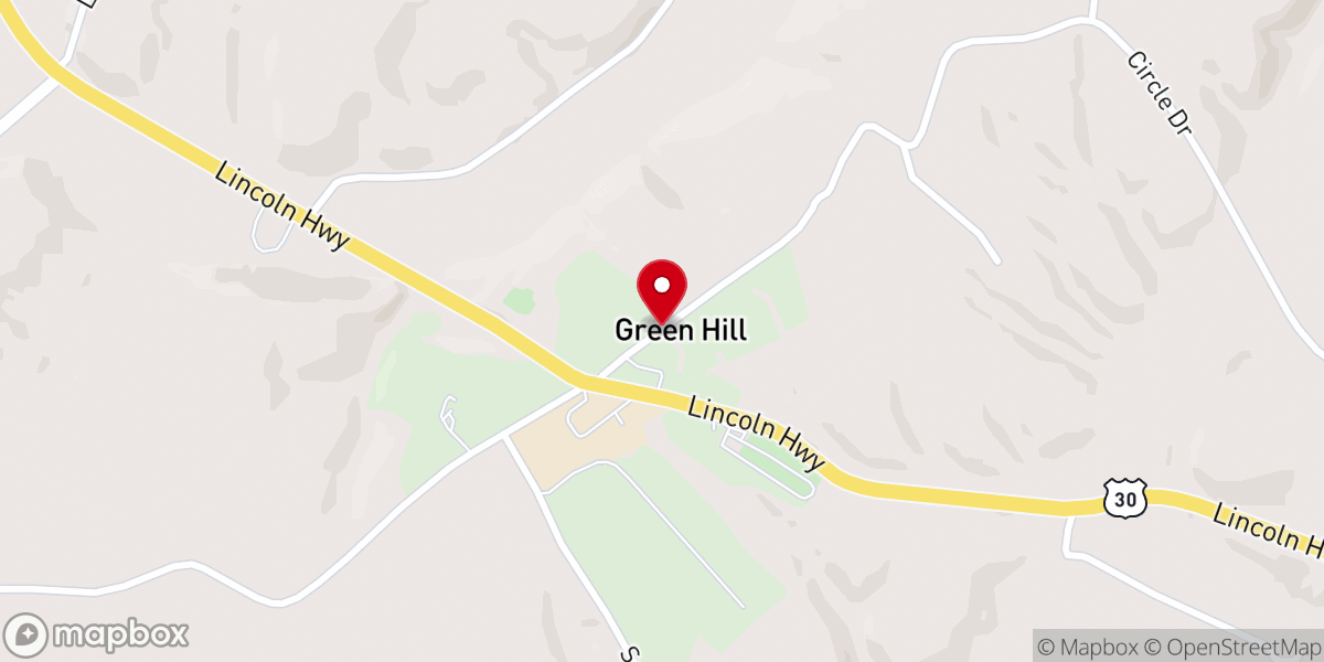 Map showing location of Harrisonville United Methodist