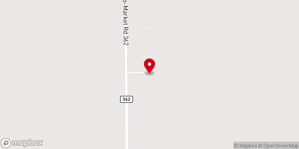 Map showing location of Union Grove Church