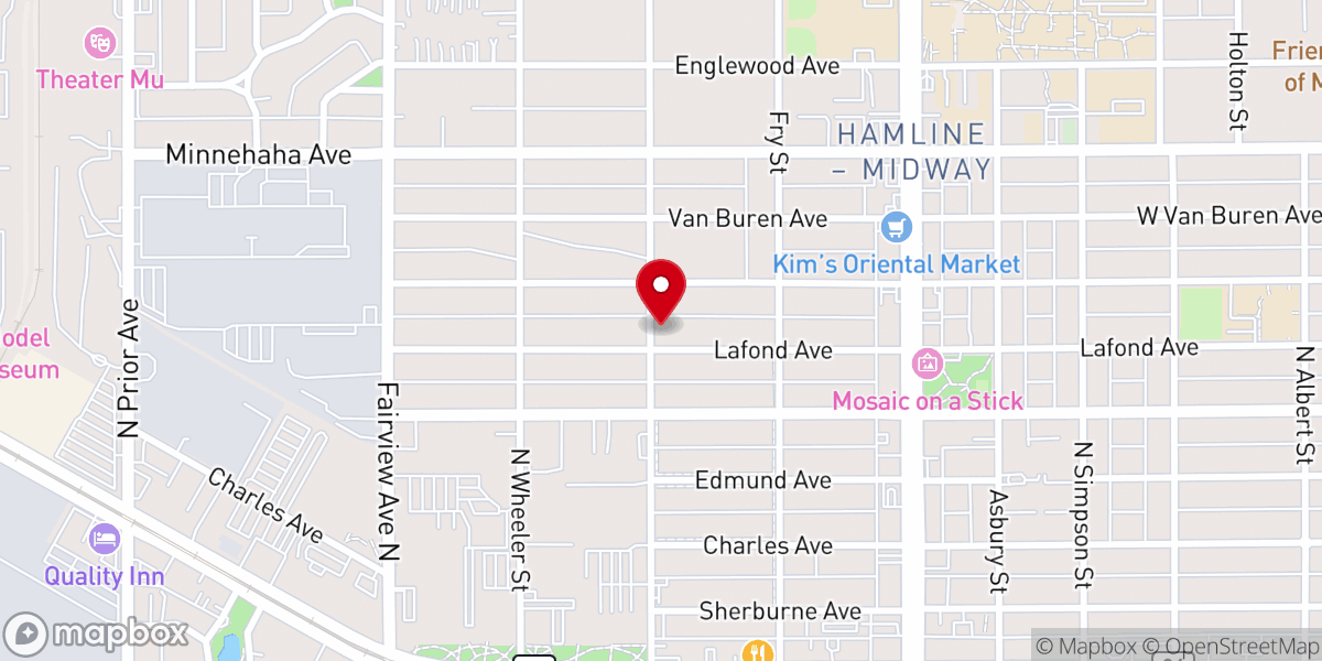 Map showing location of Zion Community Commons