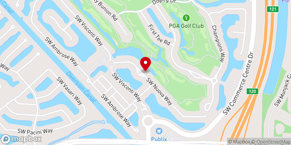 Map showing location of Power to Grow Inc
