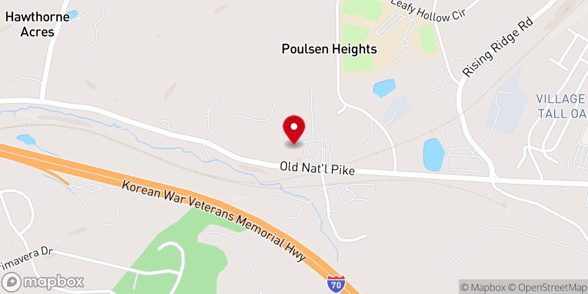 Map showing location of Calvary Independent Baptist Church