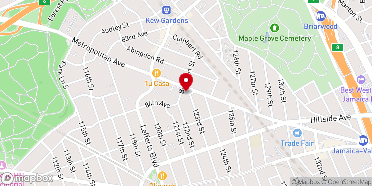 Map showing location of Mitzvah USA Inc