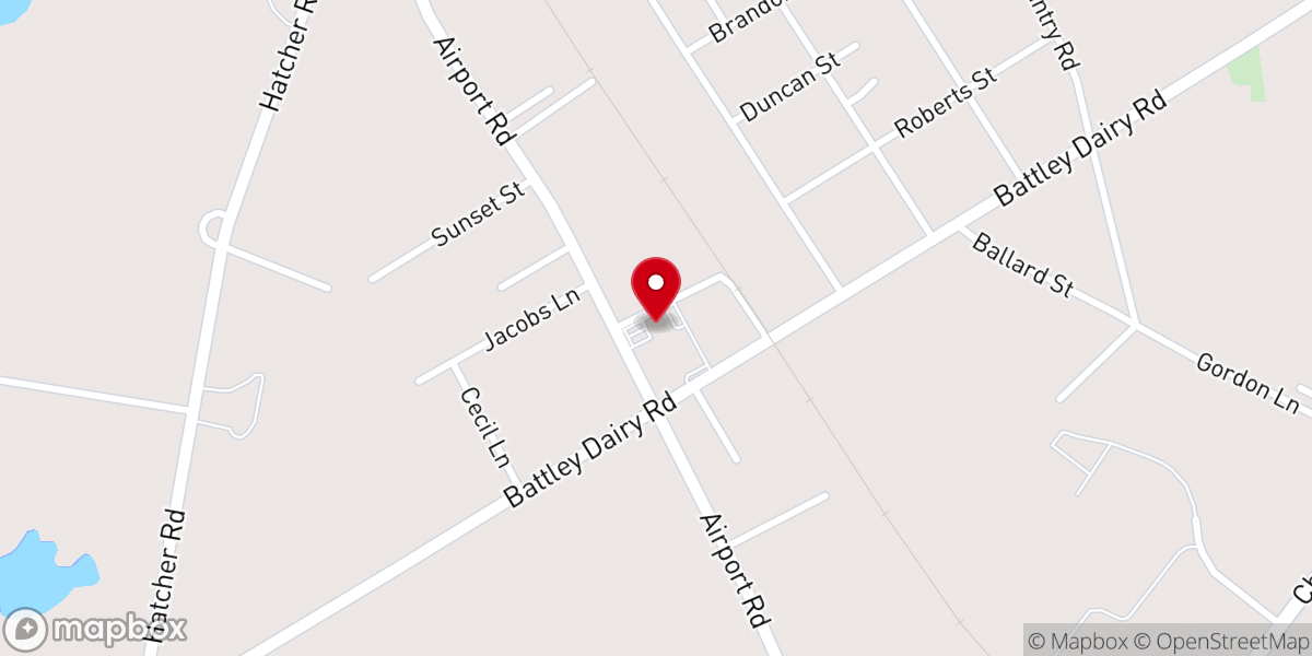 Map showing location of Outreach For Jesus