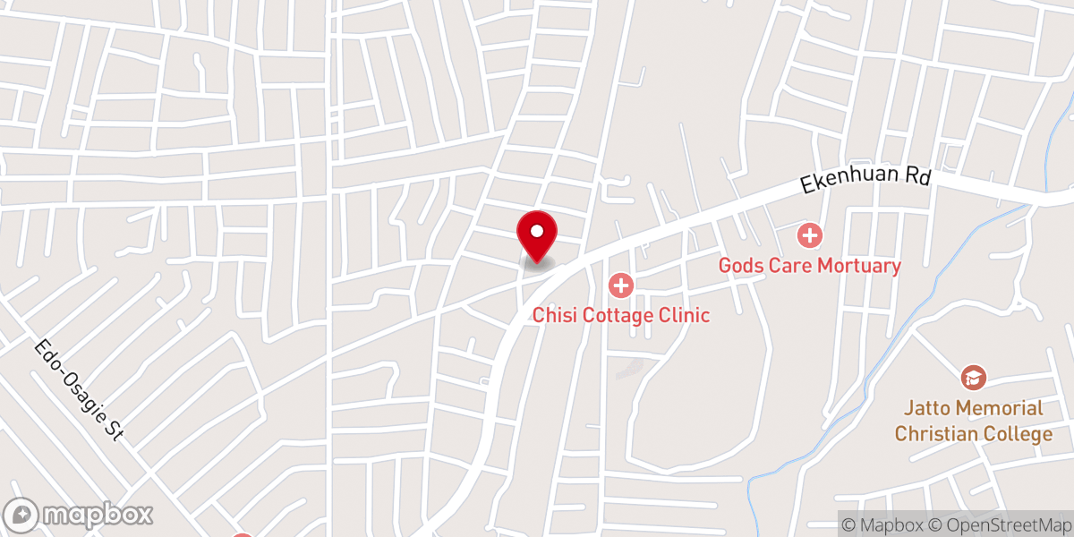 Map showing location of BLESSED ASSURANCE GOSPEL PILLAR OF TRUTH MINISTRY