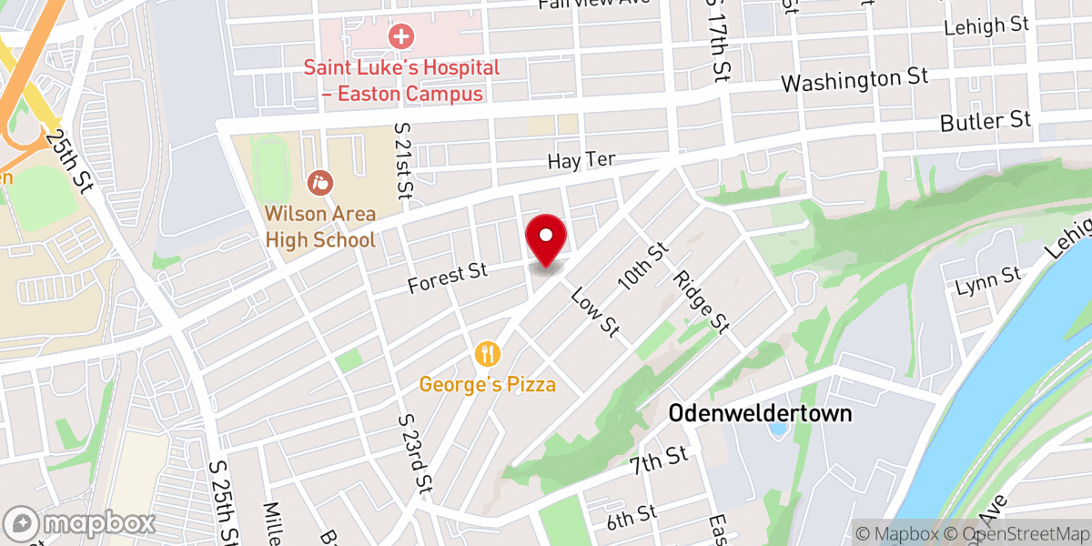 Map showing location of Soul Winners Pentecostal Church