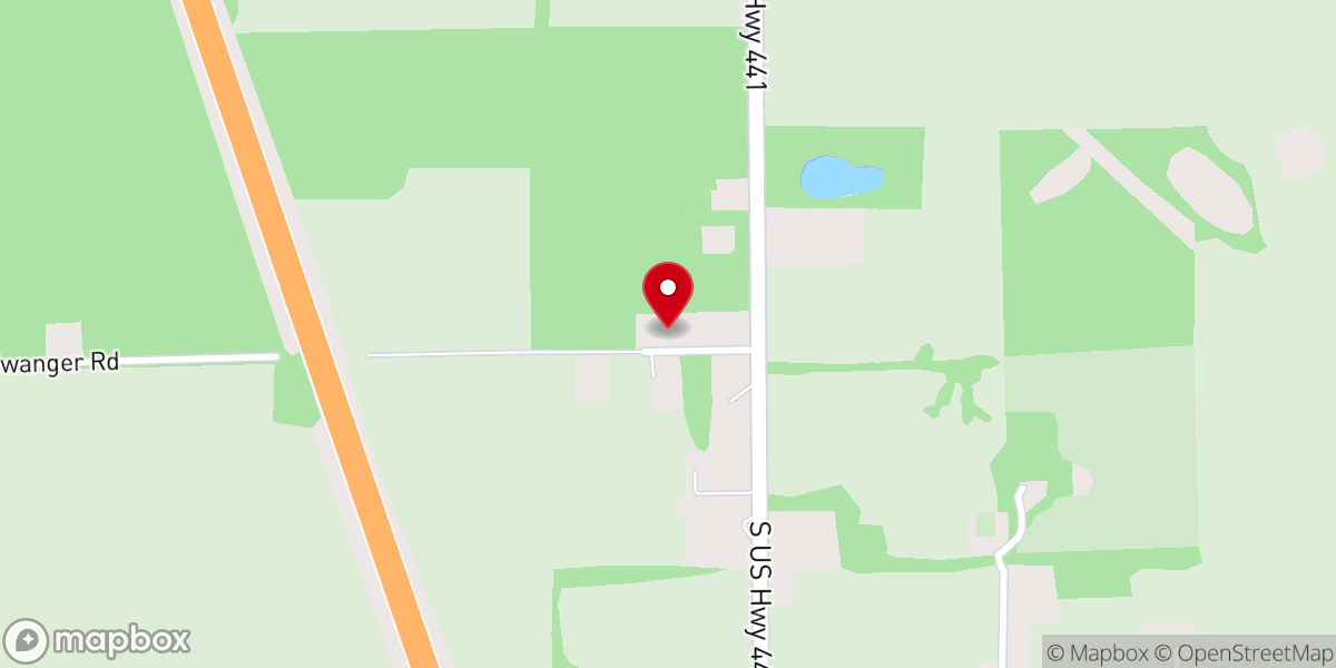Map showing location of Everybodys Tabernacle