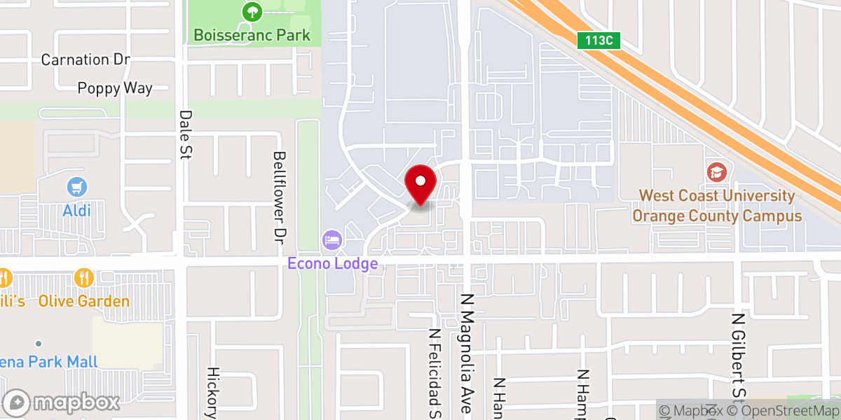 Map showing location of Grace United Orthodox Presbyterian Church