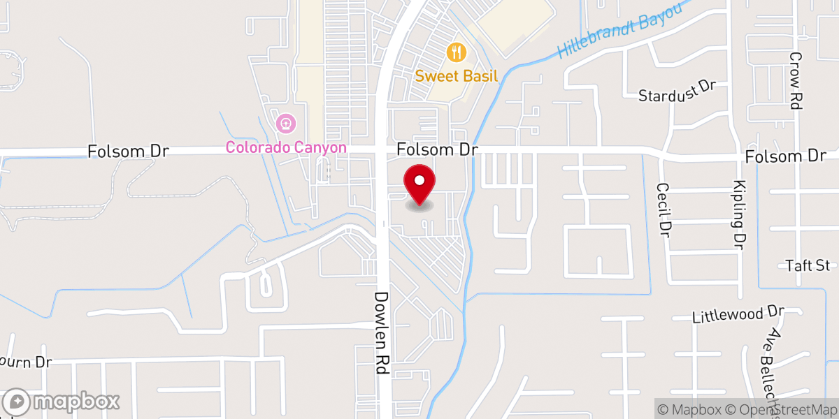 Map showing location of Calvary Baptist Church
