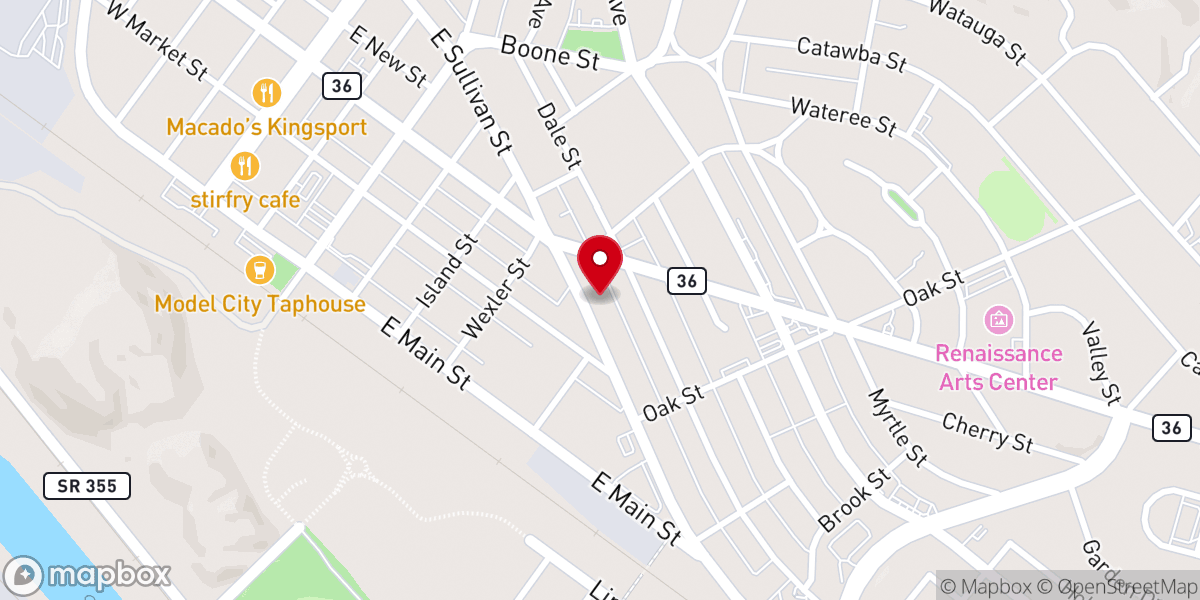 Map showing location of Body of Christ Inc
