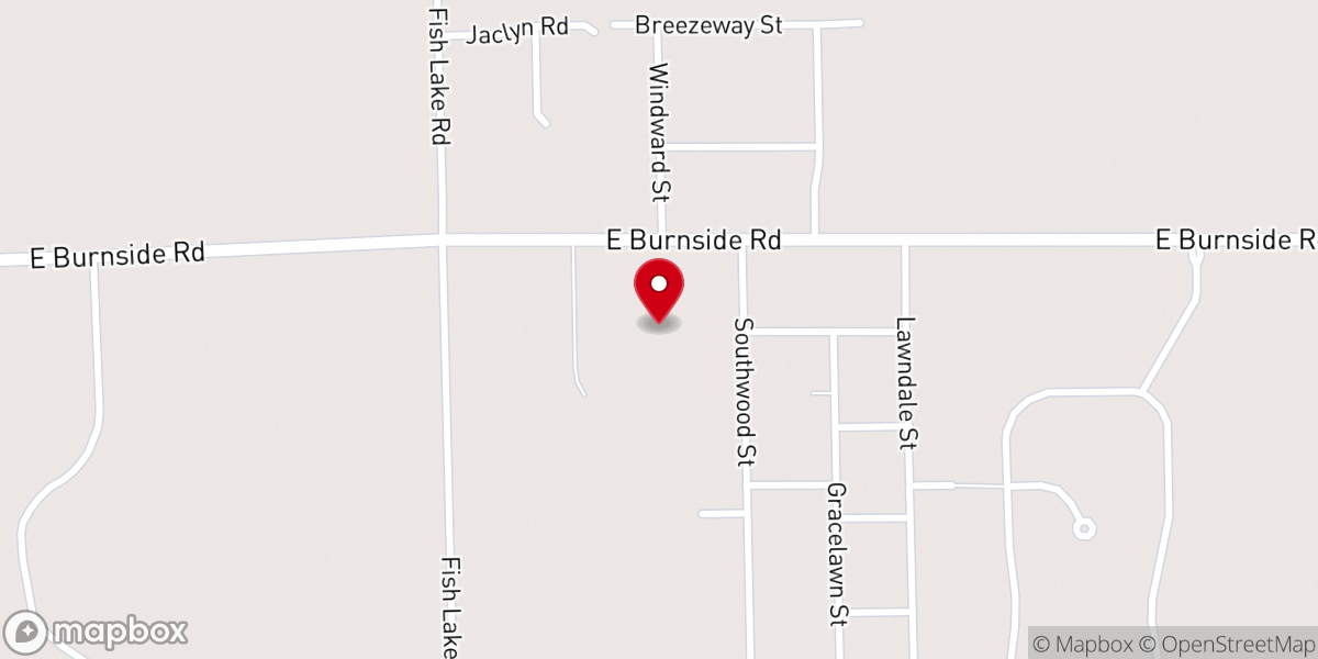 Map showing location of Faith Community Church