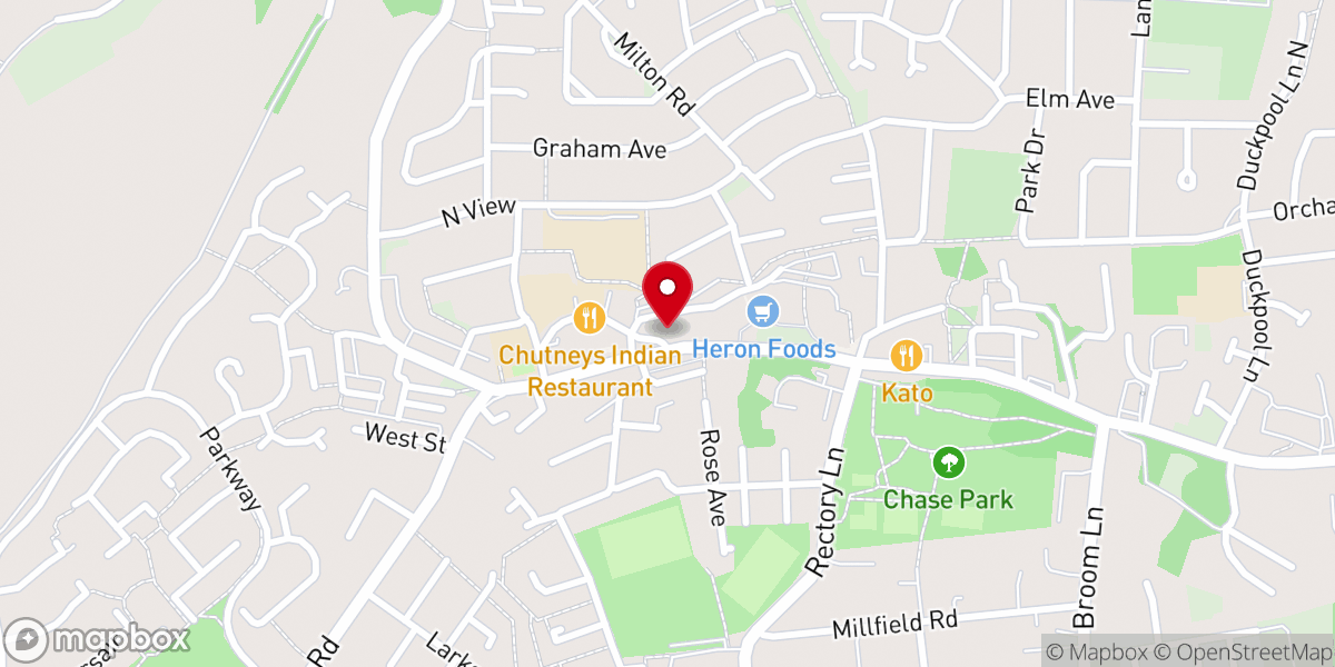 Map showing location of Spoor Memorial Methodist Church