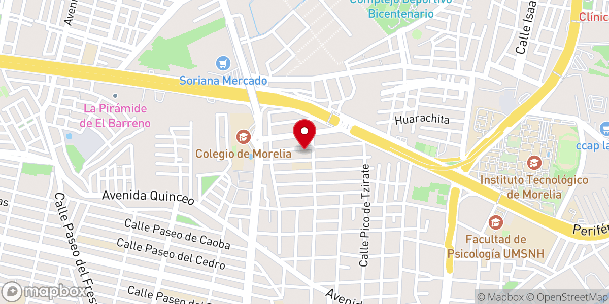 Map showing location of Iglesia Adventista del Séptimo Día
