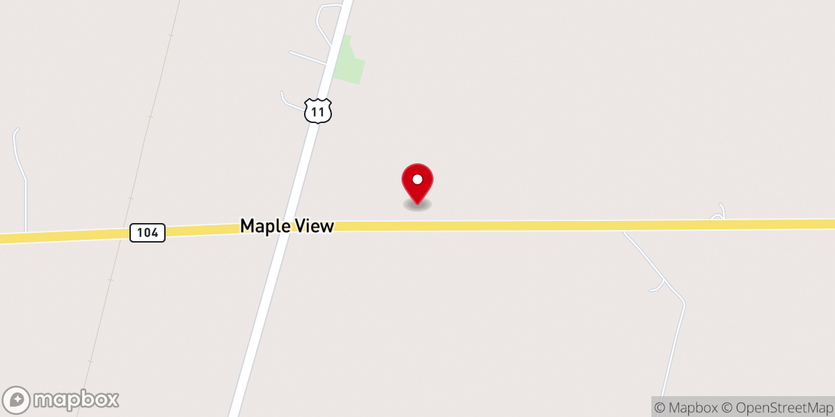 Map showing location of Twisted Treats and Treasures