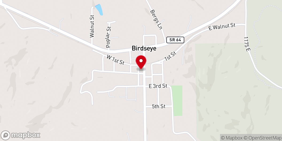 Map showing location of Victory Worship Center Church