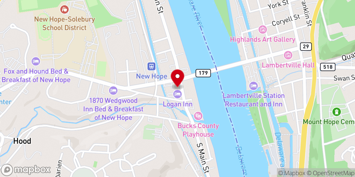Map showing location of Oldestone Steakhouse