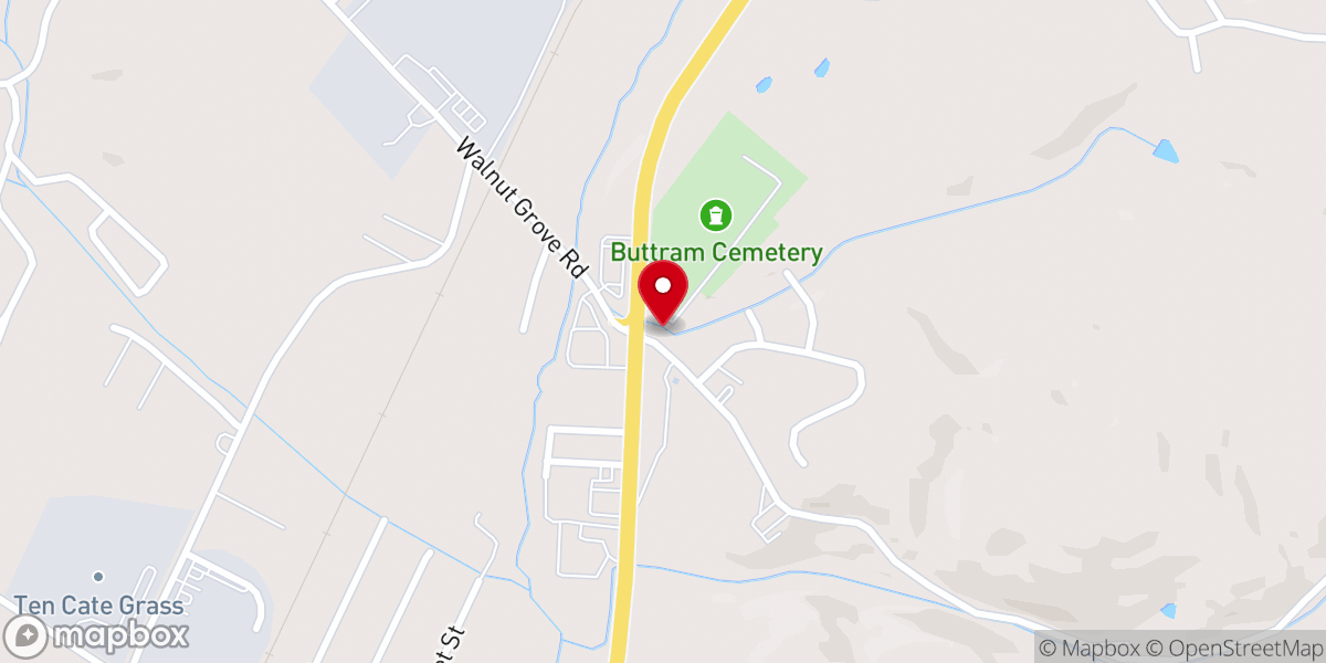 Map showing location of The Grove Church Dayton