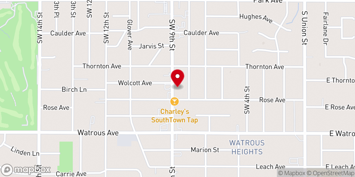Map showing location of Kingsway Fellowship Inc