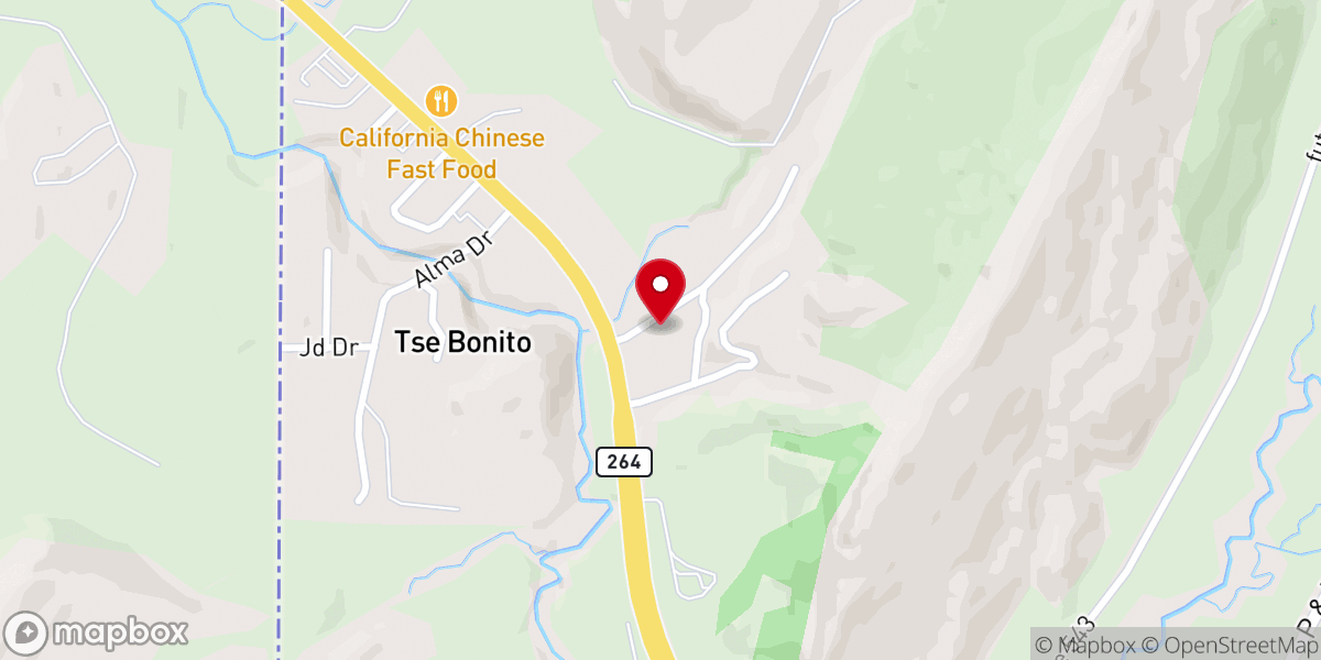 Map showing location of Hilltop Christian School