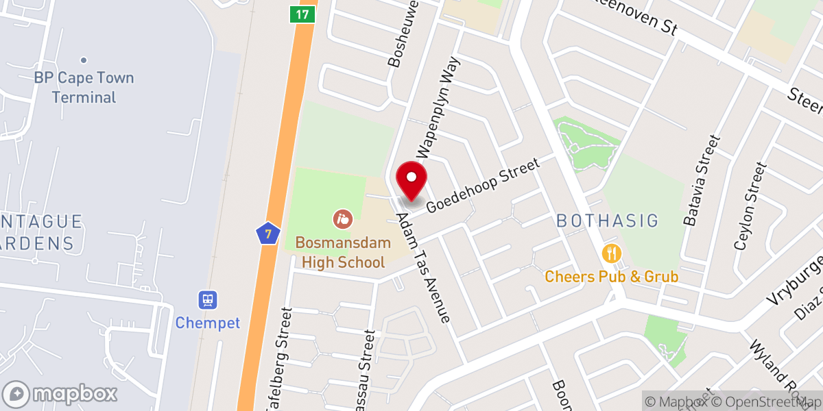 Map showing location of Good Shepherd Catholic Church