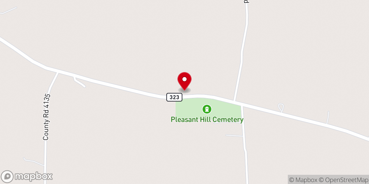 Map showing location of Pleasant Hill Missionary Baptist Church