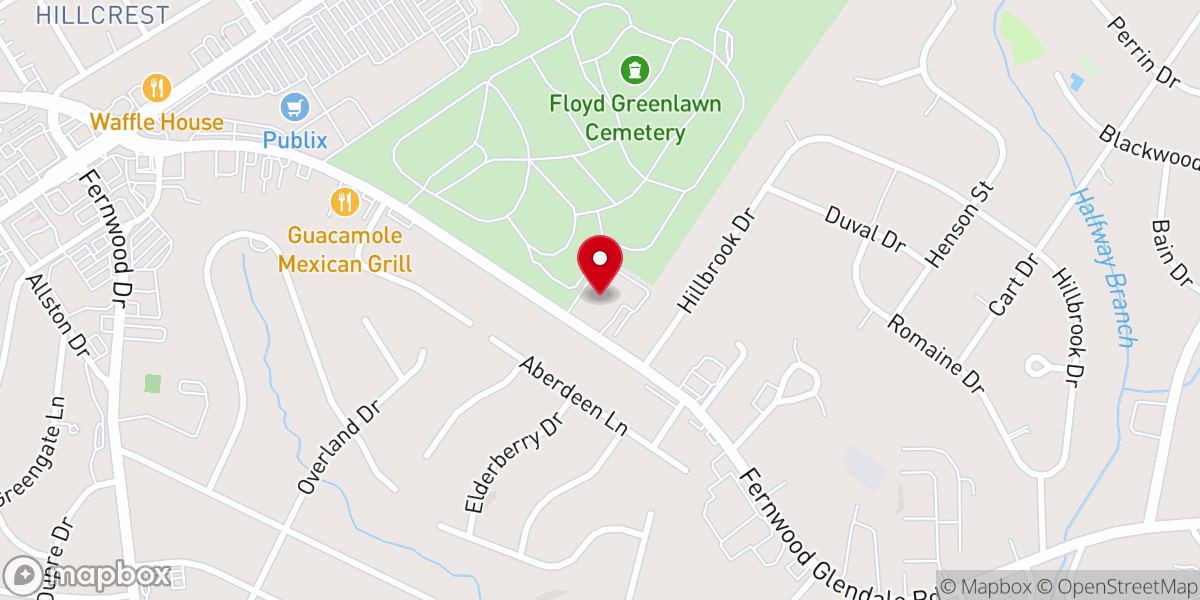 Map showing location of Saint Paul United Methodist Church