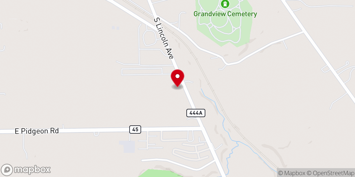 Map showing location of Church at the Center