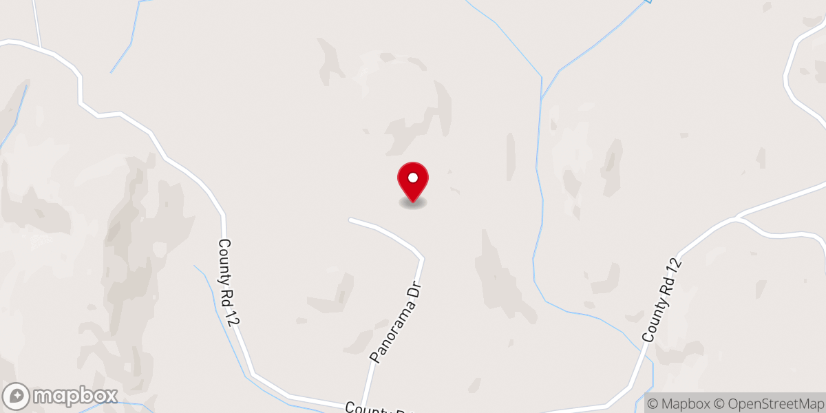 Map showing location of Dawn of Hope Ministries