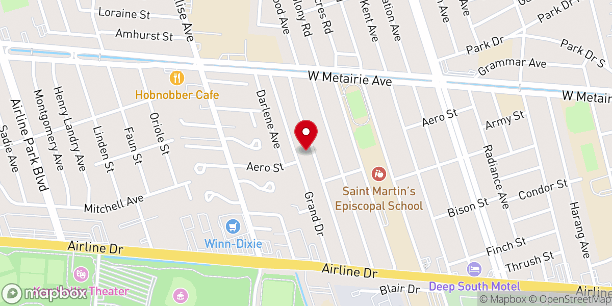 Map showing location of Destiny Ministries International