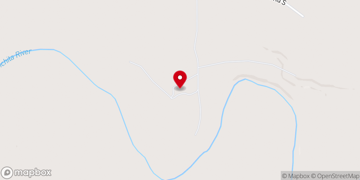 Map showing location of Camp Chaparral Baptist Assembly Church