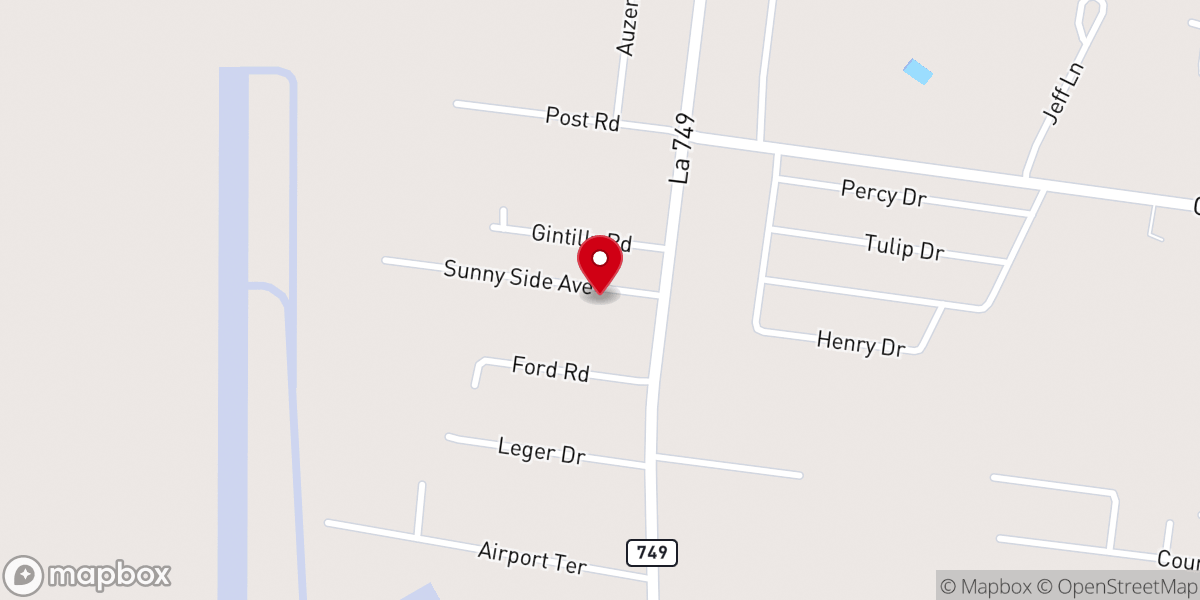 Map showing location of St James Missionary Baptist Church