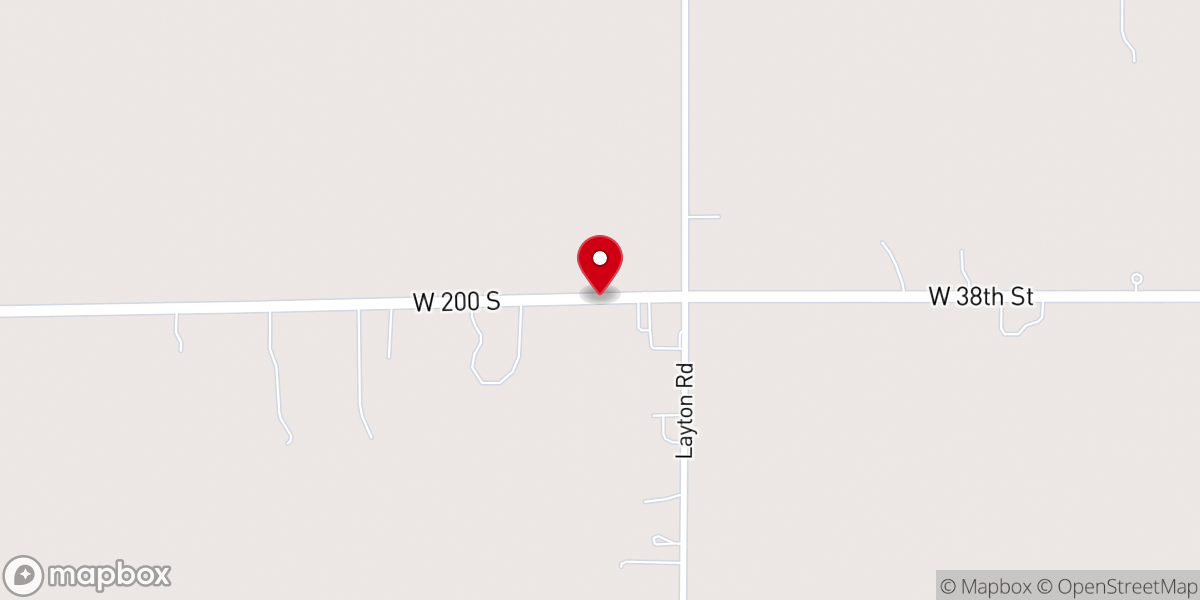 Map showing location of United Methodist Parsonage